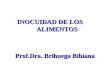 INOCUIDAD DE LOS ALIMENTOS Prof.Dra. Brihuega Bibiana