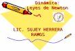 Dinámica: Leyes de Newton LIC. SUJEY HERRERA RAMOS
