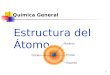 1 Estructura del Átomo Química General. 2 Contenido 1. Evolución del concepto de átomo - Antigua Grecia - Modelo atómico de Dalton - Modelo atómico de