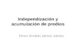 Independización y acumulación de predios Elmer Arnaldo Jaimes Jaimes