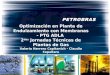 Optimización en Planta de Endulzamiento con Membranas - PTG ADLA 2 das Jornadas Técnicas de Plantas de Gas Valeria Herrero Capitanich - Claudio Cepollaro