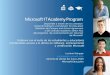 Colabora con el éxito de los estudiantes y educadores brindándoles acceso a lo último en software, entrenamiento y certificación Microsoft Luciane Galuppo