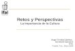 Retos y Perspectivas La Importancia de la Cultura Ángel Trinidad Zaldívar, Secretario Ejecutivo IFAI. Puebla, Pue., Mayo 2008