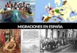 MIGRACIONES EN ESPAÑA. Emigración e inmigración en España Siglos XV - XIX La expulsión de los judíos / los moriscos (musulmanes que vivían en la España