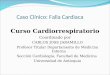 Caso Clínico: Falla Cardiaca Curso Cardiorrespiratorio Coordinado por CARLOS JOSE JARAMILLO Profesor Titular Departamento de Medicina Interna Sección Cardiología,