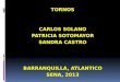 TORNOS CARLOS SOLANO PATRICIA SOTOMAYOR SANDRA CASTRO BARRANQUILLA, ATLANTICO SENA, 2013