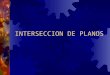 INTERSECCION DE PLANOS. P´ P Q Q´ I i i´ B A P Q Intersección de planos