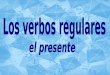 Los verbos Verbs are action words. Los verbos All Spanish verbs end in –ar, -er, or –ir (see reference sheet)