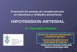 Protocolo de manejo de complicaciones en anestesia y cuidados posteriores HIPOTENSION ARTERIAL Servicio de Anestesia, Reanimación y Tratamiento del Dolor