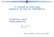 IV REUNIÓN DE DIRECTORES GENERALES DE AGUA DE IBEROAMERICA Propuesta Cooperación para CentroaméricaDirección Nacional de Aguas Propuesta para Centroamérica