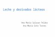 Leche y derivados lácteos Ana María Salazar Peláez Ana María Soto Torres