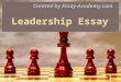 Leadership Essay