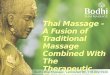 Deep Tissue Massage - Bodhi Thai Massage