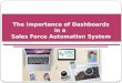 The Importance of Dashboards in a Sales Force Automation Sys