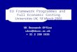 EU Framework Programmes and  Full Economic Costing Universities UK, 18 March 2005