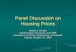 Panel Discussion on Housing Prices