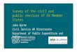 Survey of the civil and public services of EU Member States