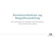 Kommunikation og Regelforenkling