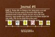 Journal  #6
