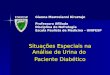 Situações Especiais na Análise de Urina do  Paciente Diabético