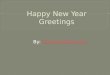 Send happy new year greetings 2015
