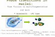 Phase transitions in nuclei:   from fission to multifragmentation and back F.Gulminelli – LPC Caen
