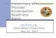 Preliminary VPK Provider Kindergarten Readiness Rates