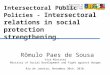 Intersectoral Public Policies -  Intersectoral relations in social protection strengthening