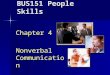 BUS151 People Skills