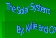 The Solar System:        By: Kylie and Cody