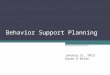 Behavior Support Planning