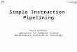Simple Instruction  Pipelining