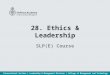 28. Ethics & Leadership