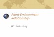 Plant-Environment Relationship