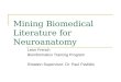 Mining Biomedical Literature for Neuroanatomy
