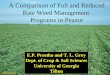 A Comparison of Full and Reduced Rate Weed Management  Programs in Peanut