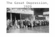 The Great Depression, 1929