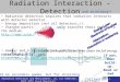 Radiation Interaction - Detection