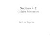 Section 4.2 Golden Memories