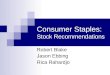 Consumer Staples: Stock Recommendations