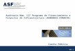Auditoría Núm. 127 Programa de Financiamiento a Proyectos de Infraestructura (BANOBRAS-FONADIN)