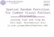 Spatial Random Partition for Common Visual Pattern Discovery