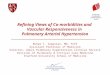Refining Views of Co-morbidities and  Vascular Responsiveness in  Pulmonary Arterial Hypertension