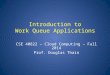 Introduction to Work Queue Applications