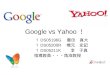 Google vs Yahoo ！