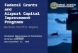 Federal Grants and Airport Capital Improvement Programs