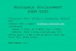 Aerospace Environment ASEN-5335