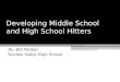Developing Middle School and High School Hitters
