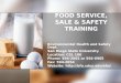 FOOD SERVICE, SALE & SAFETY TRAINING