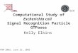 Computational Study of  Escherichia coli Signal Recognition Particle GTPases